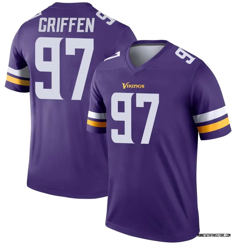 Youth Purple Legend Everson Griffen Minnesota Jersey